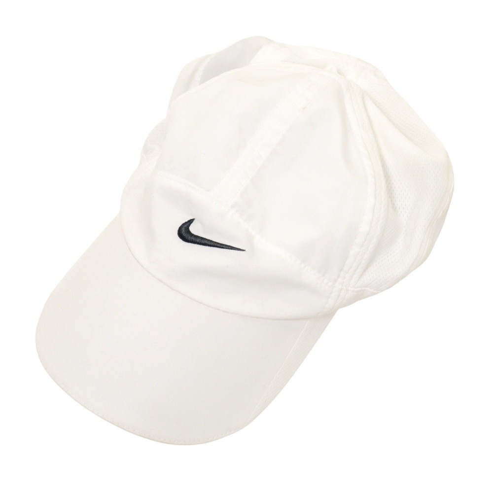 Vintage Nike Fit Dry Tailwind Running Hat Vented 7 Panel Adjustable OS White